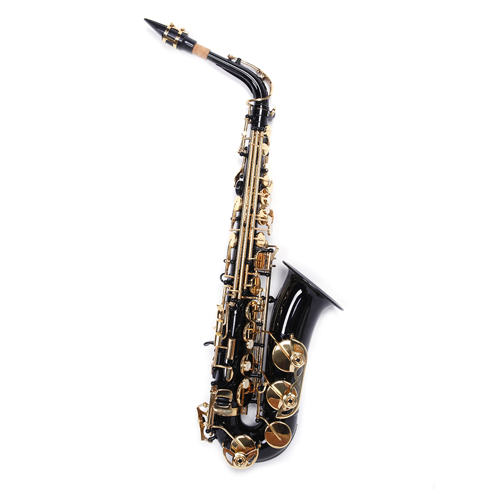 New Brass Eb Alto Saxophone Black Sax w/ Other Accessories eBay