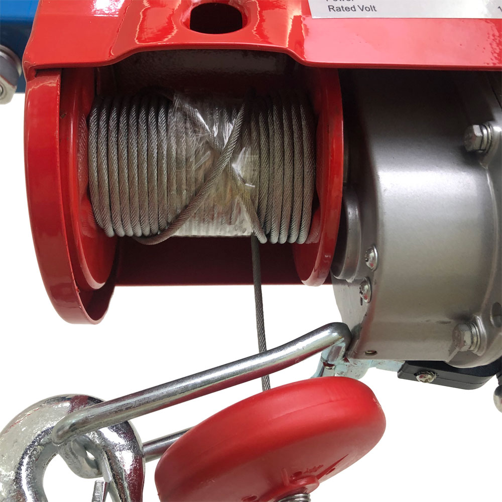 Electric Hoist 600KG Winch Lifting Engine Crane Brackets Garage Ceiling Lift