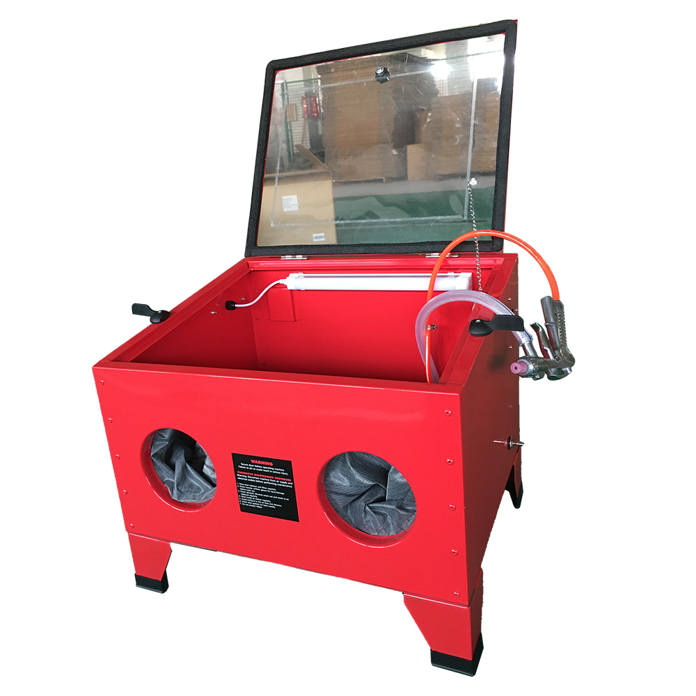 25 Gallon Bench Top Air Sandblasting Sandblaster Blast 47mm