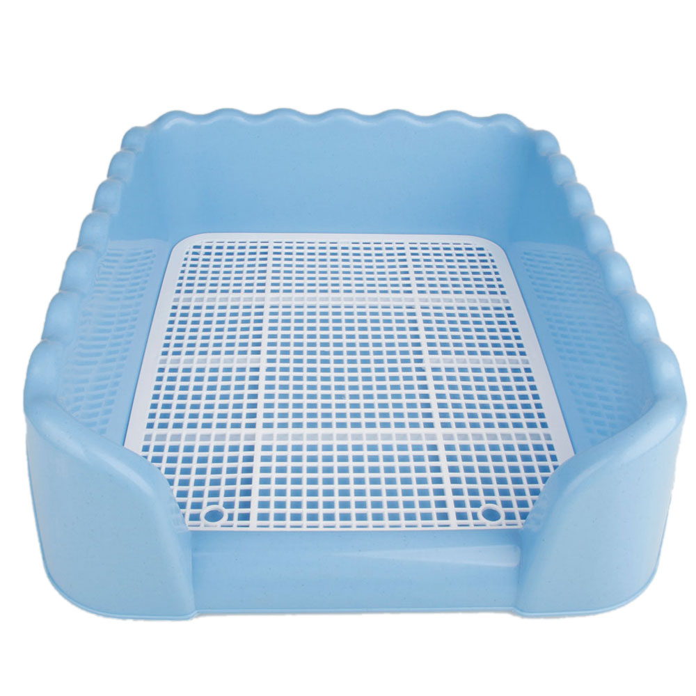 S M L Size Indoor Dog Puppy Plastic Potty Training Fence Tray Pad Pet Pee Toilet eBay