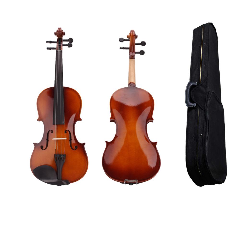 Christmas Gift Acoustic Violin 4/4 Full Size with Case and Bow Rosin