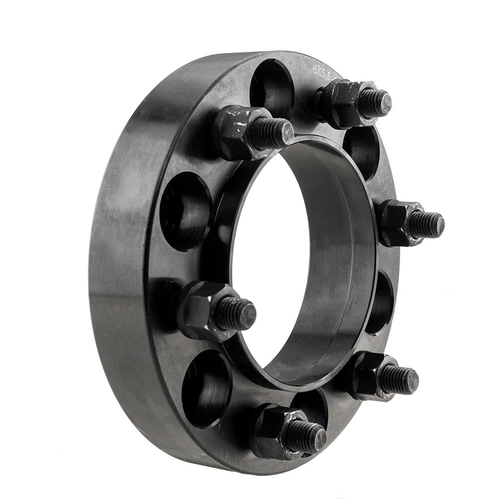 2pc Hub Centric 1.25" 6x139.7 or 6x5.5 Black Wheel Spacers Adapters
