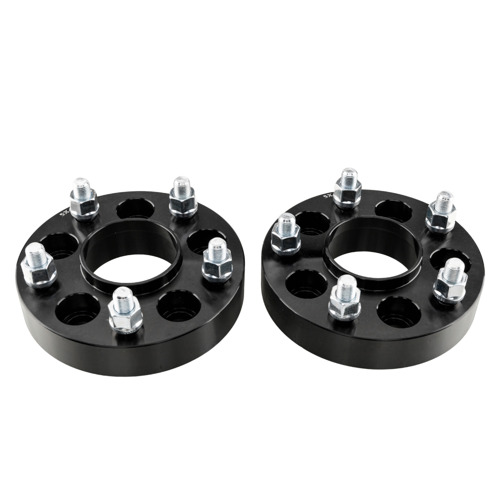 2pc 1.25 HubCentric 5x4.5 To 5x5 Wheel Spacers Adapters 1/2x20 for Jeep