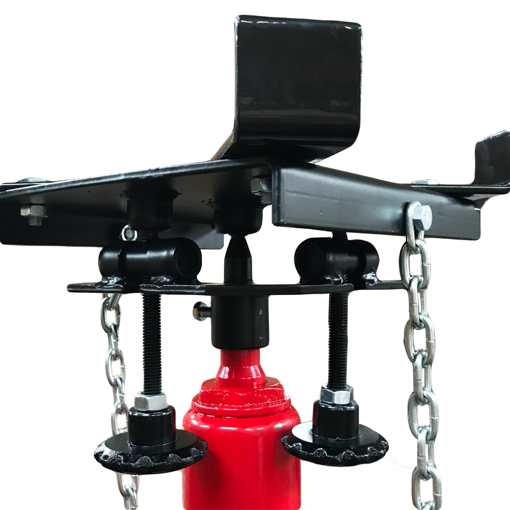 1100 LB Manual Hydraulic Transmission Jack w/ 360° Swivel Wheels Lift
