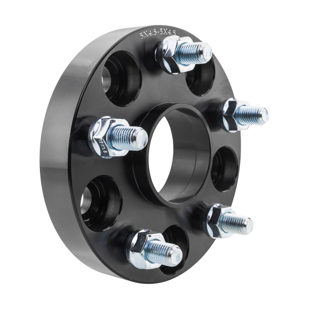 2pc 25mm (1" ) Black Wheel Spacers 5x114.3 Hubcentric 60.1 Hub 12x1