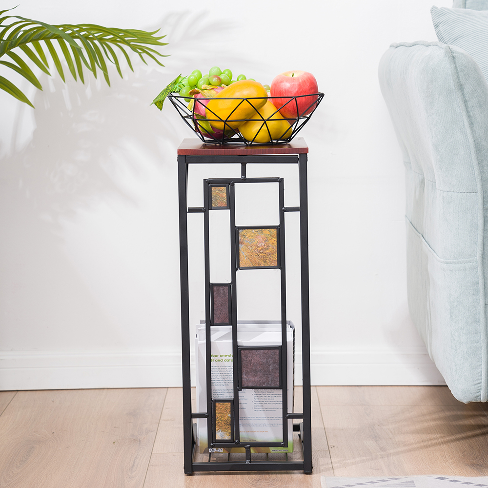 Finish Chrome Frame Snack Sofa Bed Side Magazine End Table With Scroll Desction 11 Finish Chrome Frame Snack Sofa Bed Side Magazine End Table With Scroll Desction 11