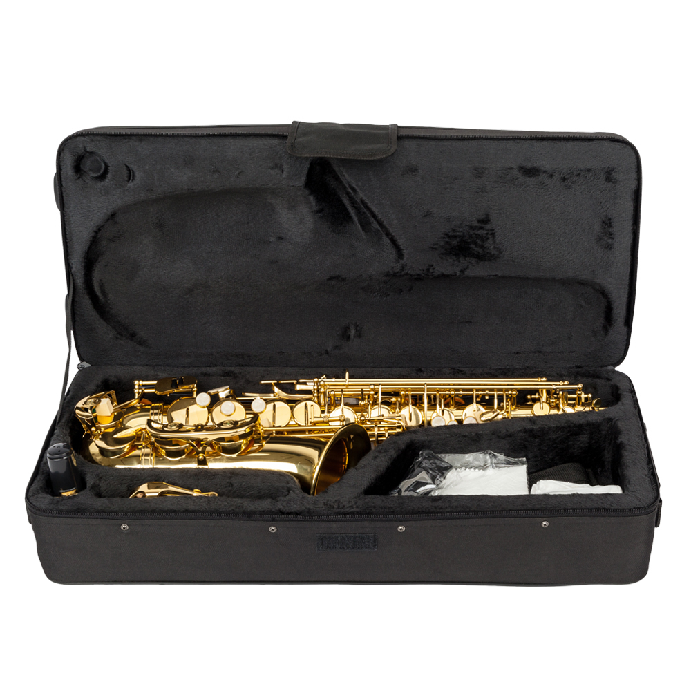 Professional Alto Eb Saxophone Sax Gold w/ Case Mouthpiece