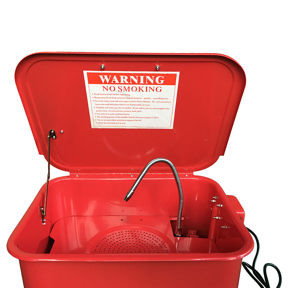 3-1/2 Gallon Portable Parts Washer Electric Solvent Pump Auto Garage