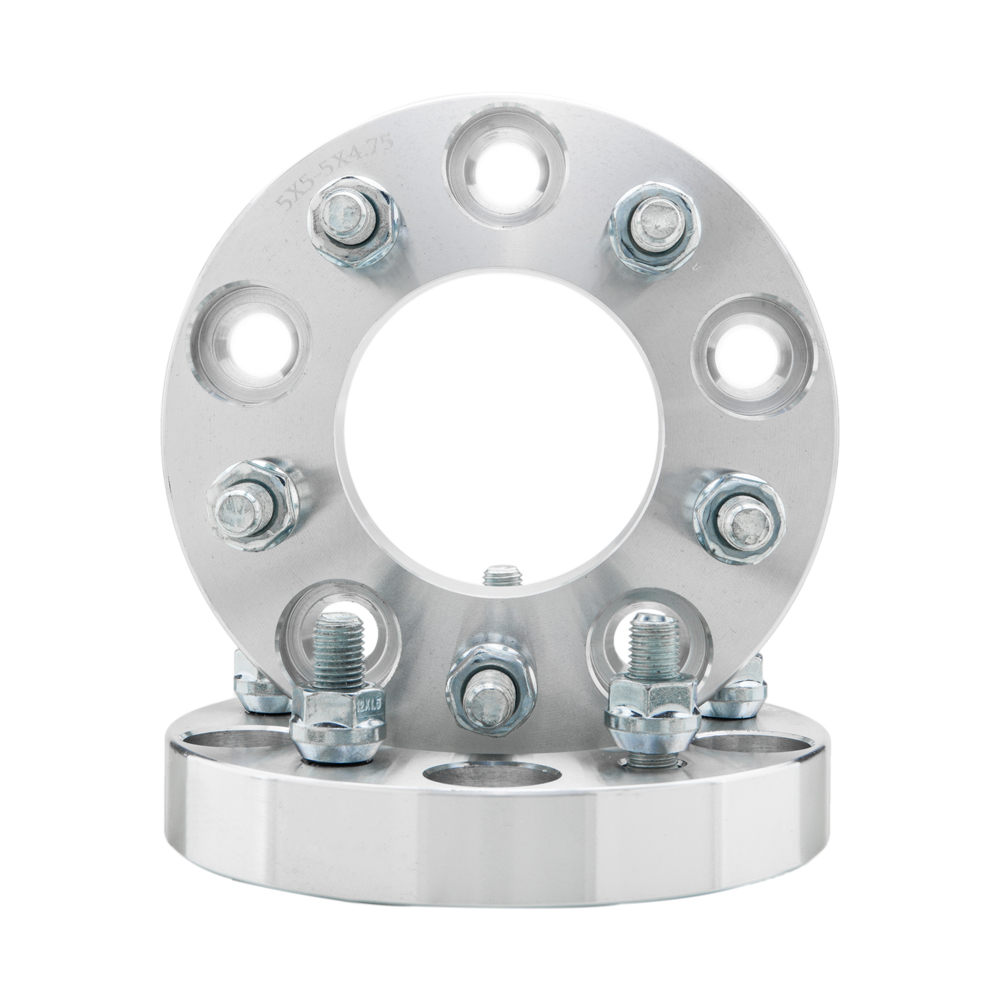 2 PC 1" inch Wheel Adapters 5x5 to 5x4.75 Spacers 12x1.5 Studs For