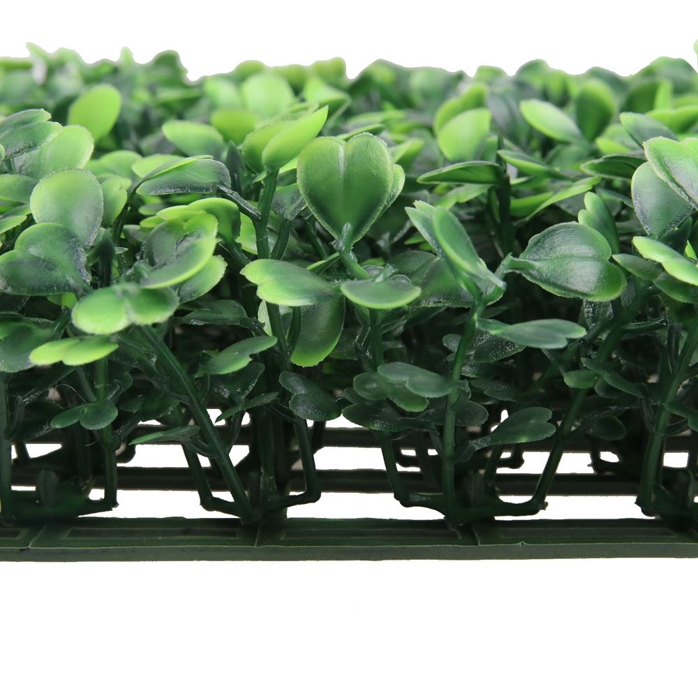 12pcs/24pcs Artificial Milan Grass Boxwood Mat Wall Hedge Decor Fence