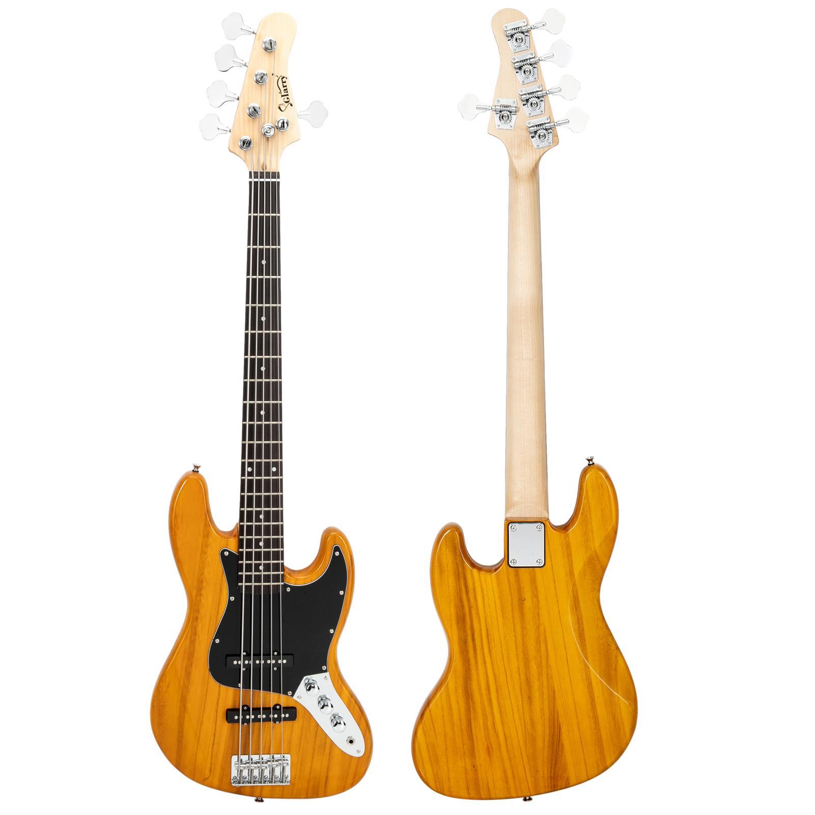 Купить Электро- гитары Yellow Glarry Gjazz Electric 5 String Bass ...