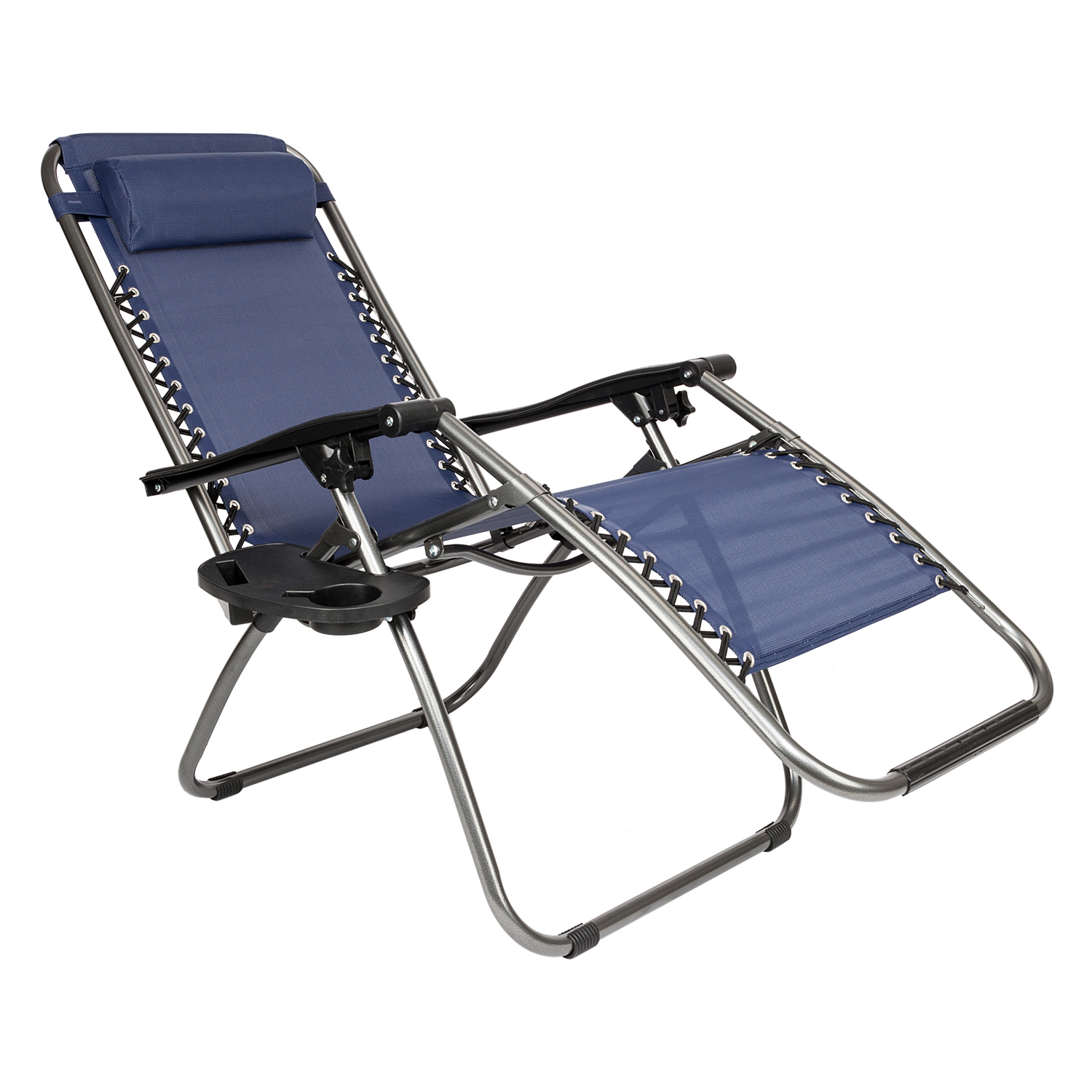 Set of 2 Zero Gravity Chairs Beach Garden Patio Sun loungers Folding Chairs