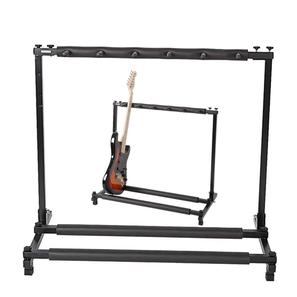 Multi Guitar Stand 5 Halter Faltbar Organizer Rack Bühne Bass