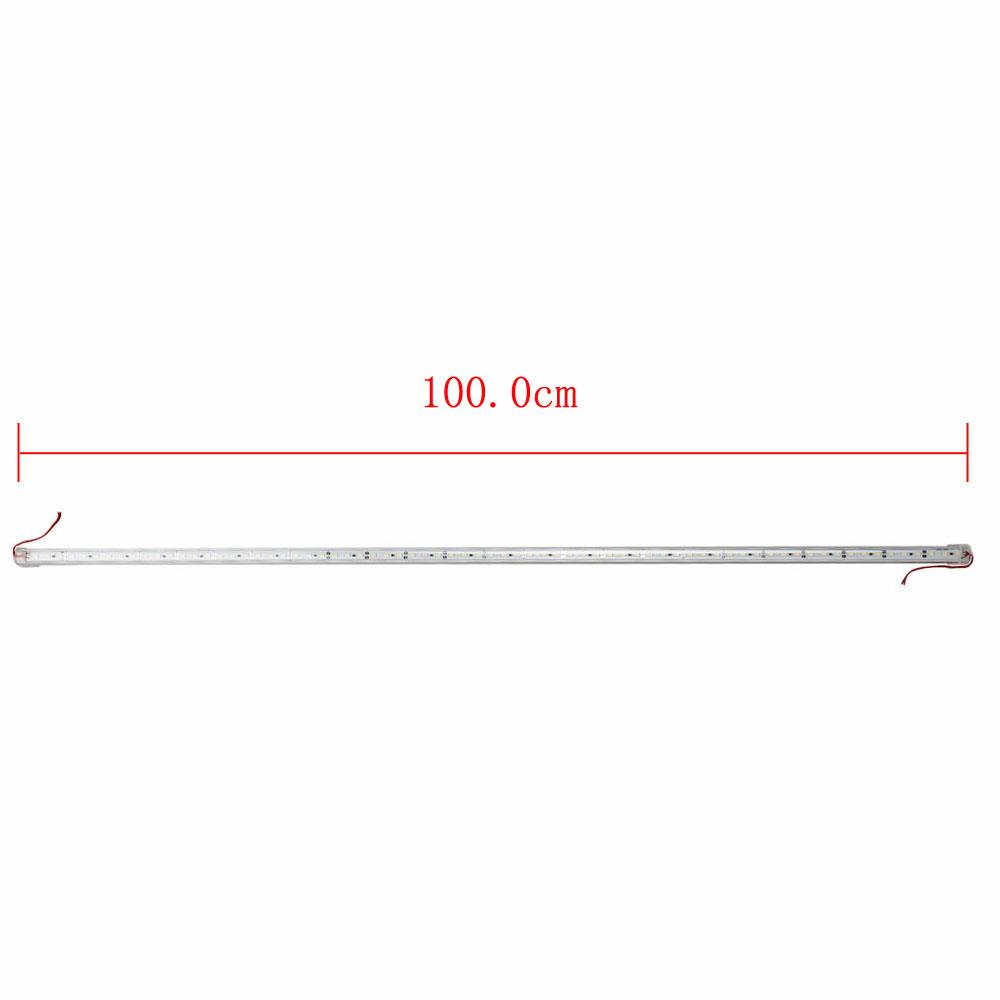 Lot2 18W 72LEDs 6000K White Light LED U-Shape Strip Tube Lamp Bar DC 12V