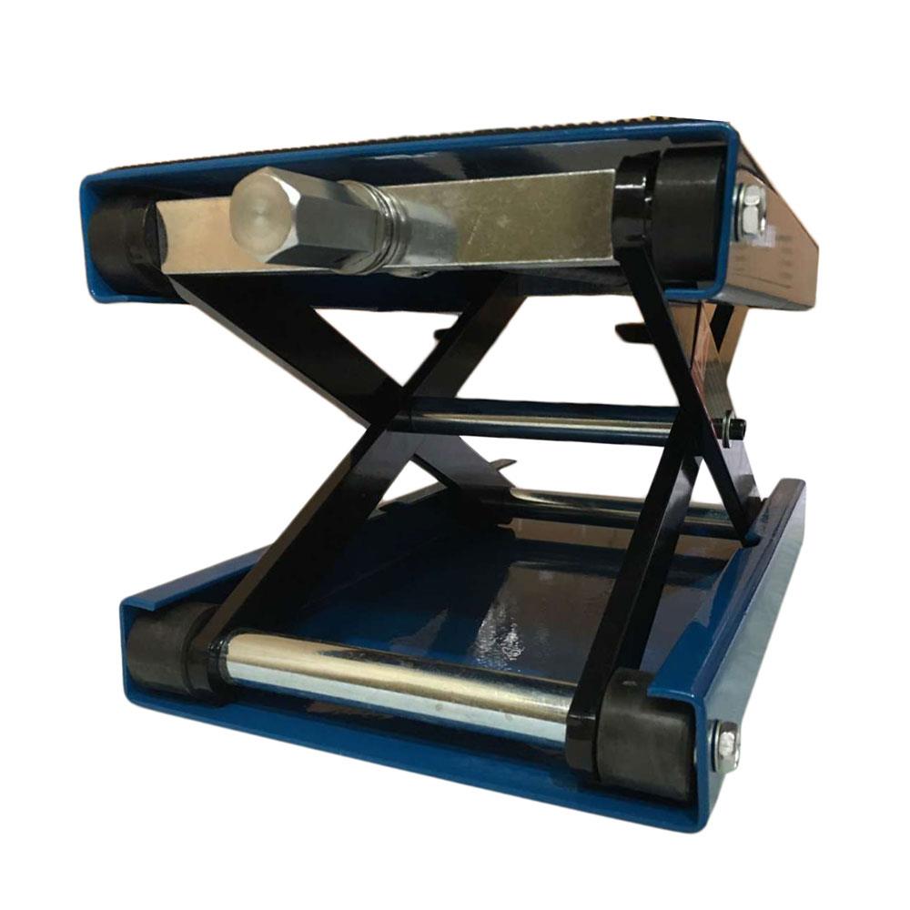 1100LB Deck Motorcycle Center Scissor Lift Jack Hoist Stand ATV Blue eBay
