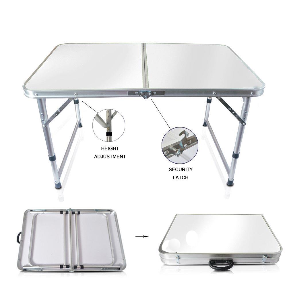 6FT Aluminum Folding Table Portable Indoor Outdoor Picnic Party Camping Table