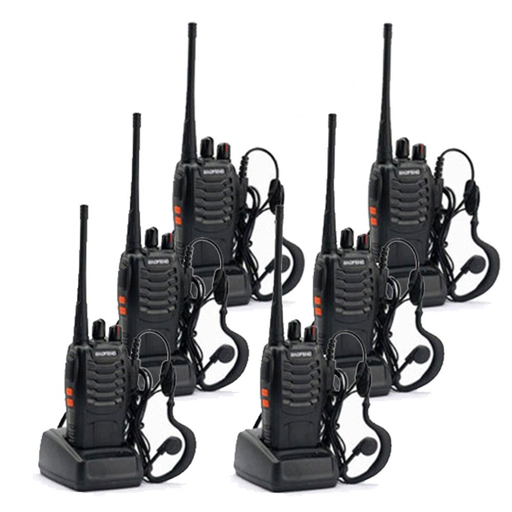 6 * Baofeng BF888S Walkie Talkie 2 Two Way Radio Handheld Long Range