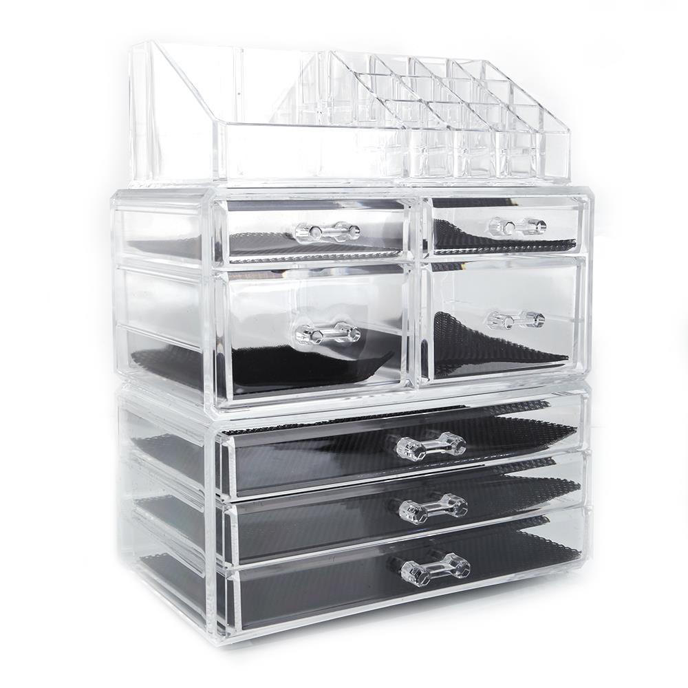 Cosmetic Makeup Case Lipstick Jewelry Brush Holder Storage