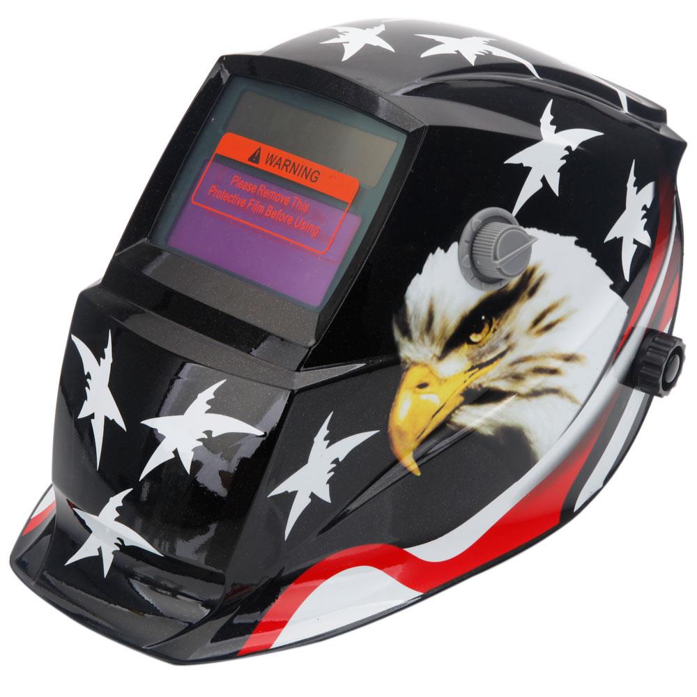 Lot Auto-Darkening Pro Solar Security Welding Helmet Grinding Arc Tig Mig Mask