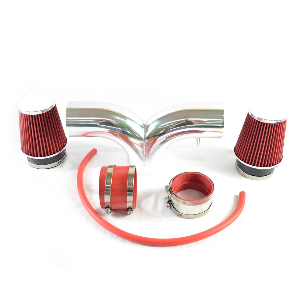 Filter BCP BLUE 04-07 JEEP Liberty 3.7L V6 Dual Twin Air Intake System