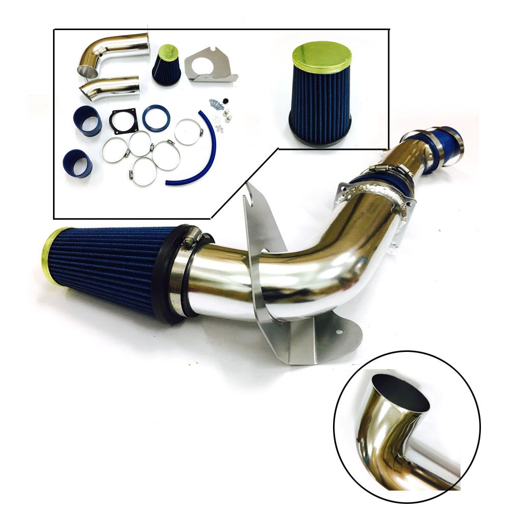 BLUE COLD AIR INTAKE DRY FILTER FOR FORD 99-04 Mustang Base 3.8L V6