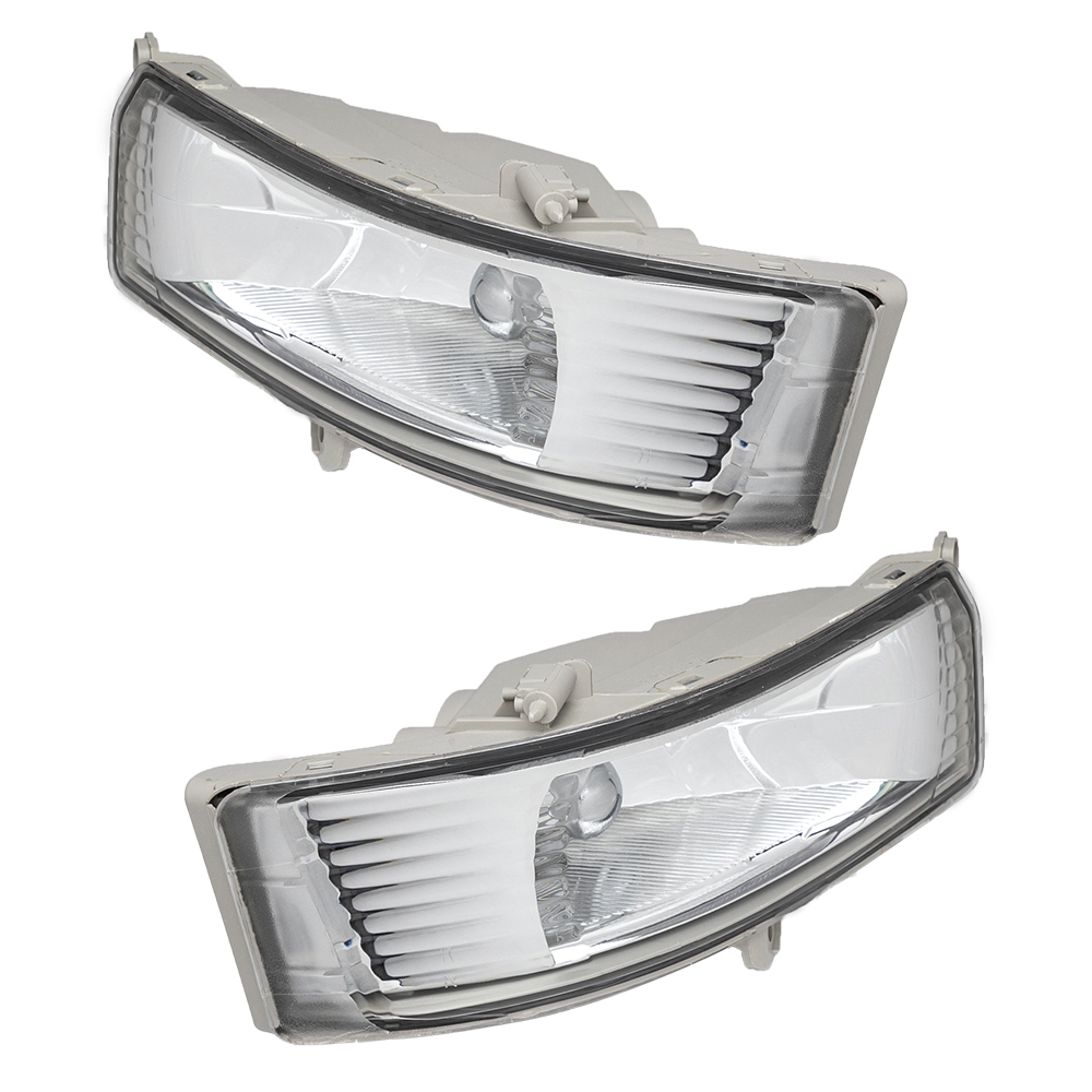 Chrome Clear Bumper Driving Fog Light Lamp Switch Wires For 05-06 Toyota Camry