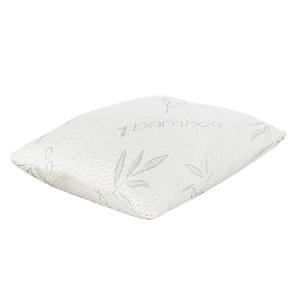 Hot 2 Pack Queen Size Shredded Memory Foam Pillow Bamboo Washable