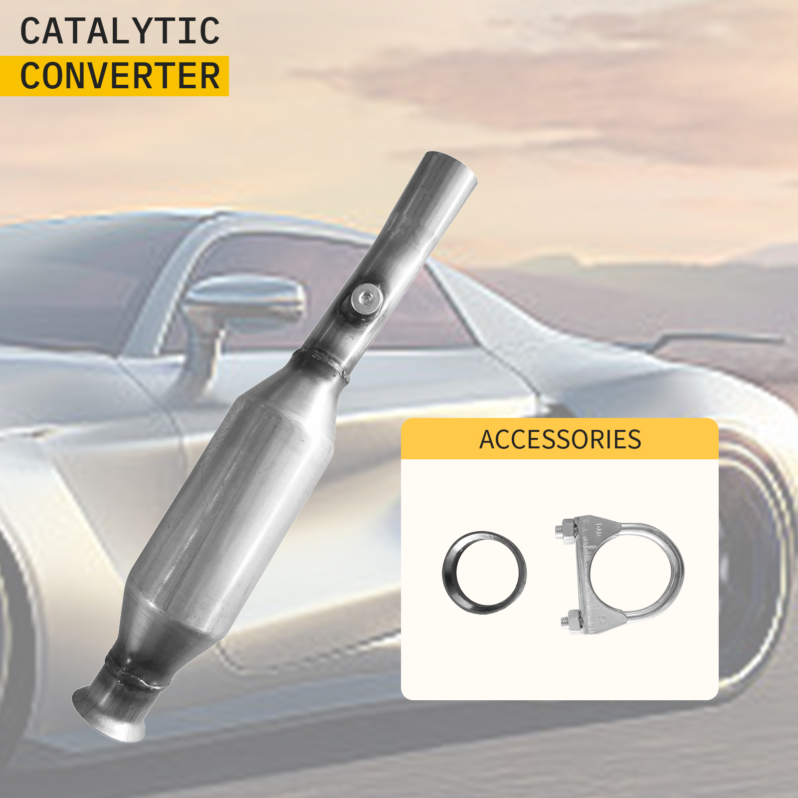 ベース catalyst 1998 Nissan Pathfinder 3.3L Complete ExhaustSystem KIT after