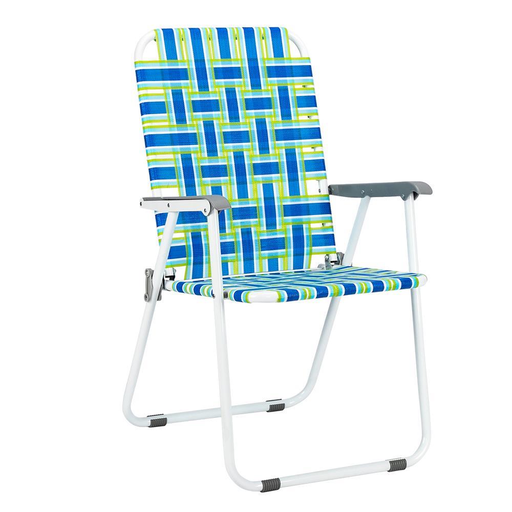 1/2/4 PcsPatio Lawn Webbed Folding Chair Outdoor Beach Portable