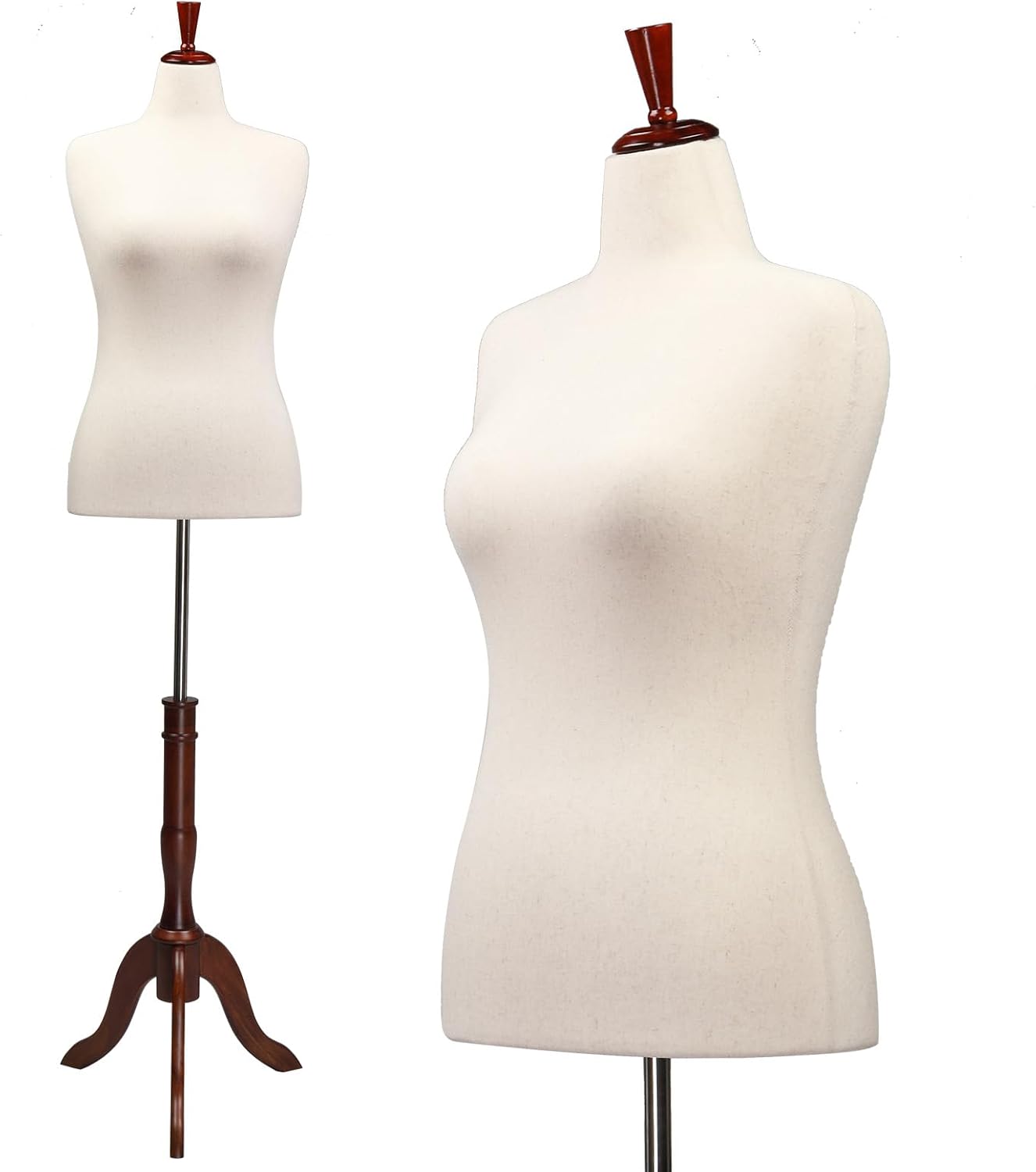 Female Dress Form Size (14-16), Adjustable Height Torso Body with