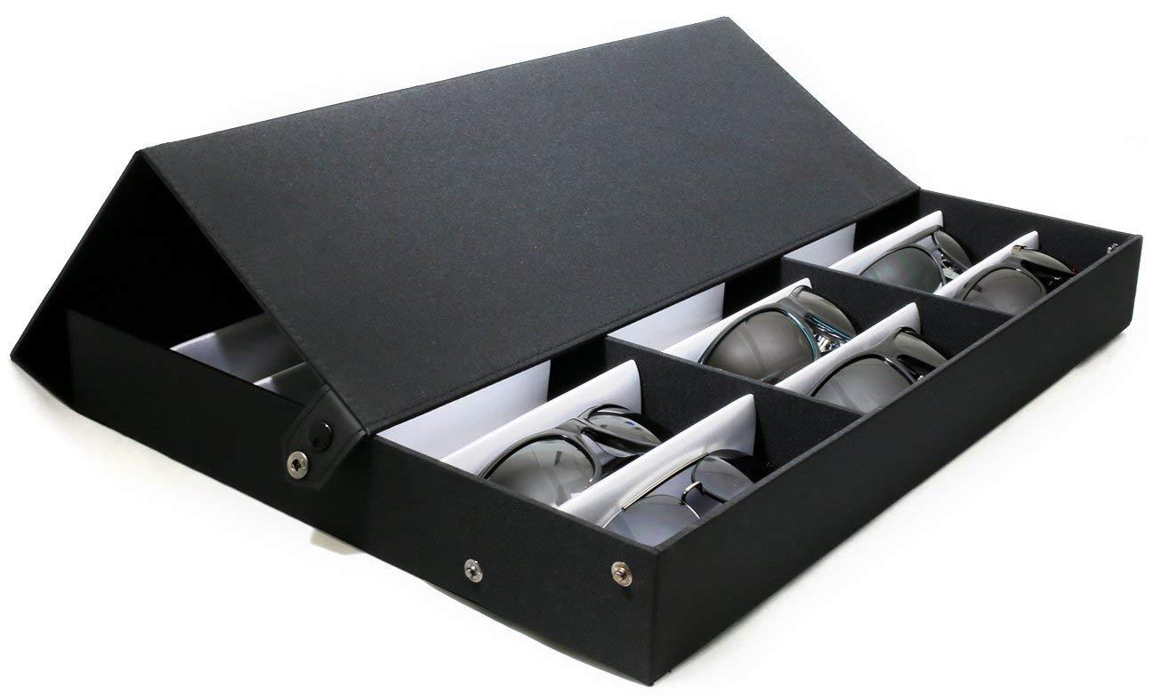 18pcs Eye Glasses Case Eyewear Sunglasses Display Storage Box Holder