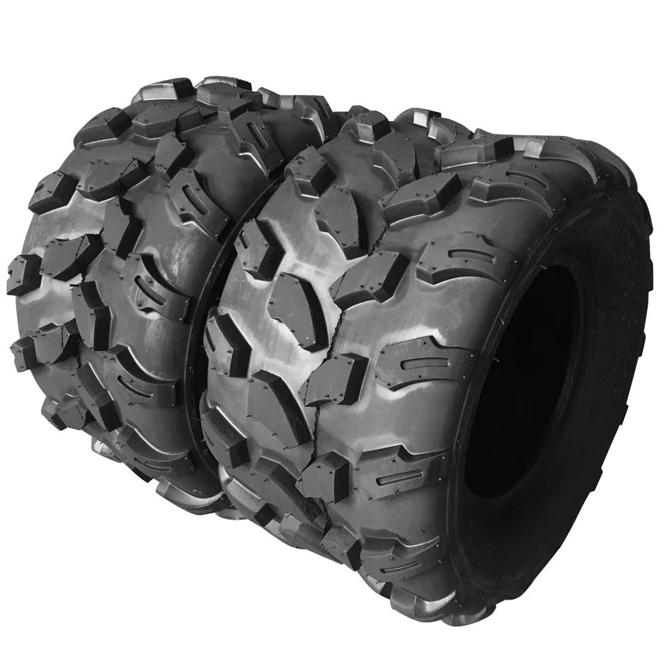 2 Sport ATV Tires 18X9.58 18x9.5x8 4PR 10001 Left, Right, rear