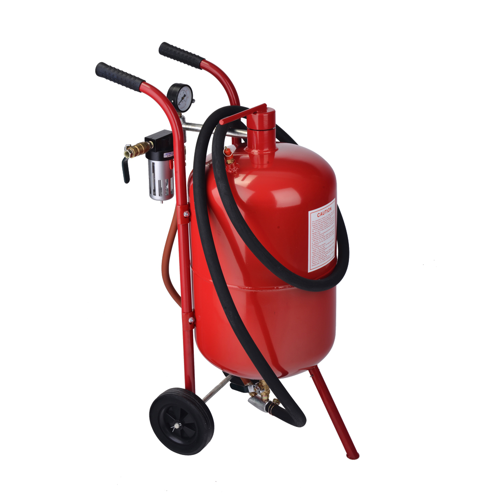 Portable 10 Gallon Pressurized Abrasive Air Sandblaster Sand Blaster