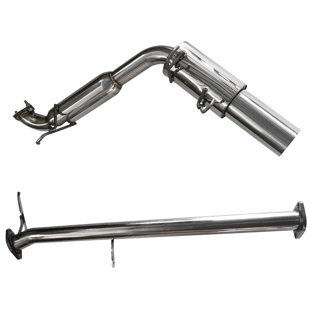 STAINLESS STEEL MANZO CATBACK EXHAUST SYSTEM FOR 19891993 MAZDA MIATA