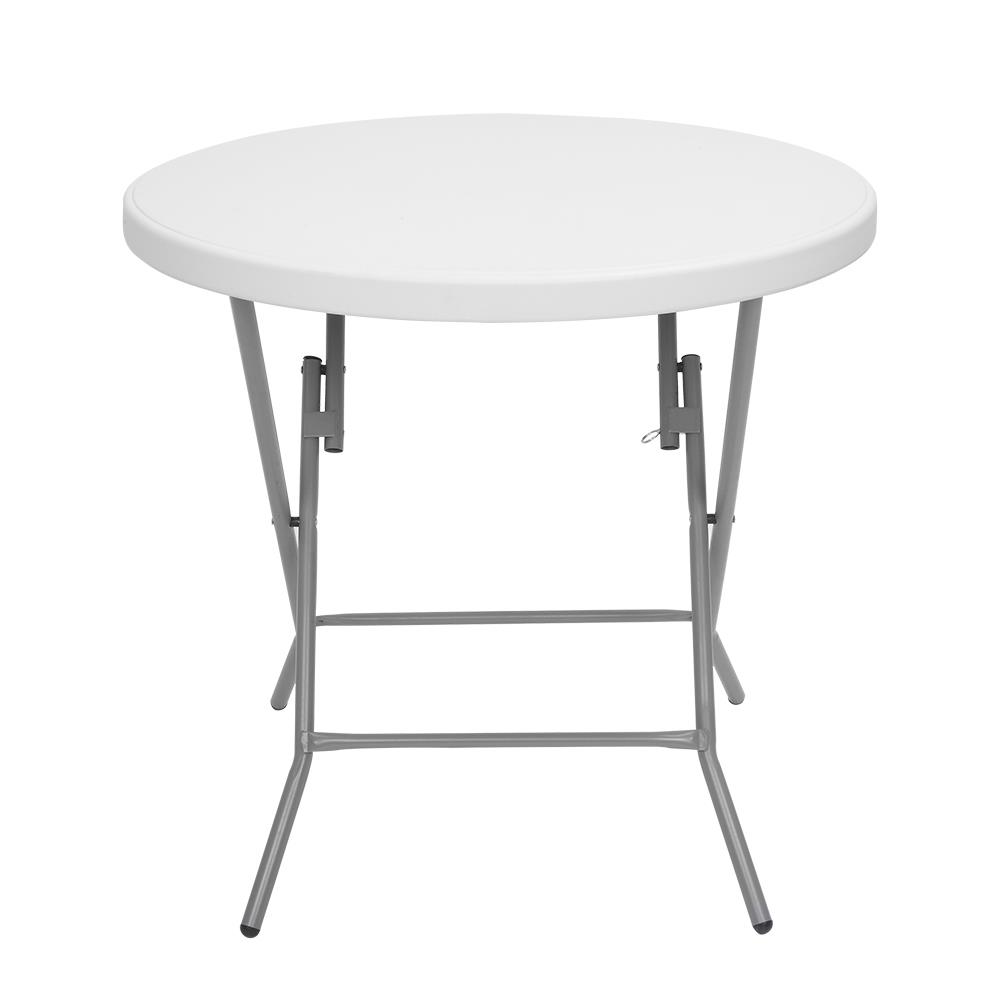 32 Round Bi Fold Plastic Wedding Event Folding Table Diner Desk Patio Party Ebay