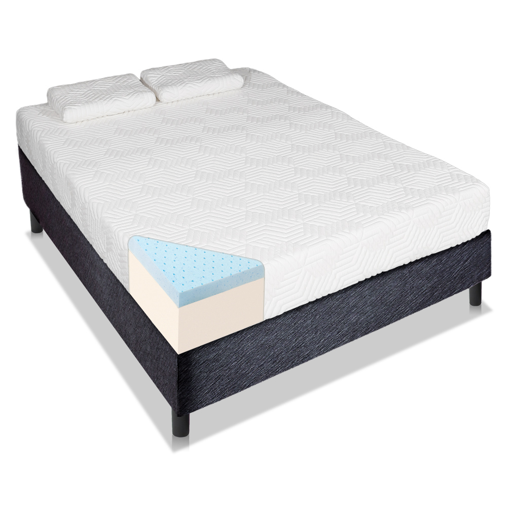 New 10 Inch Queen Traditional Firm Gel Memory Foam Mattress Bed