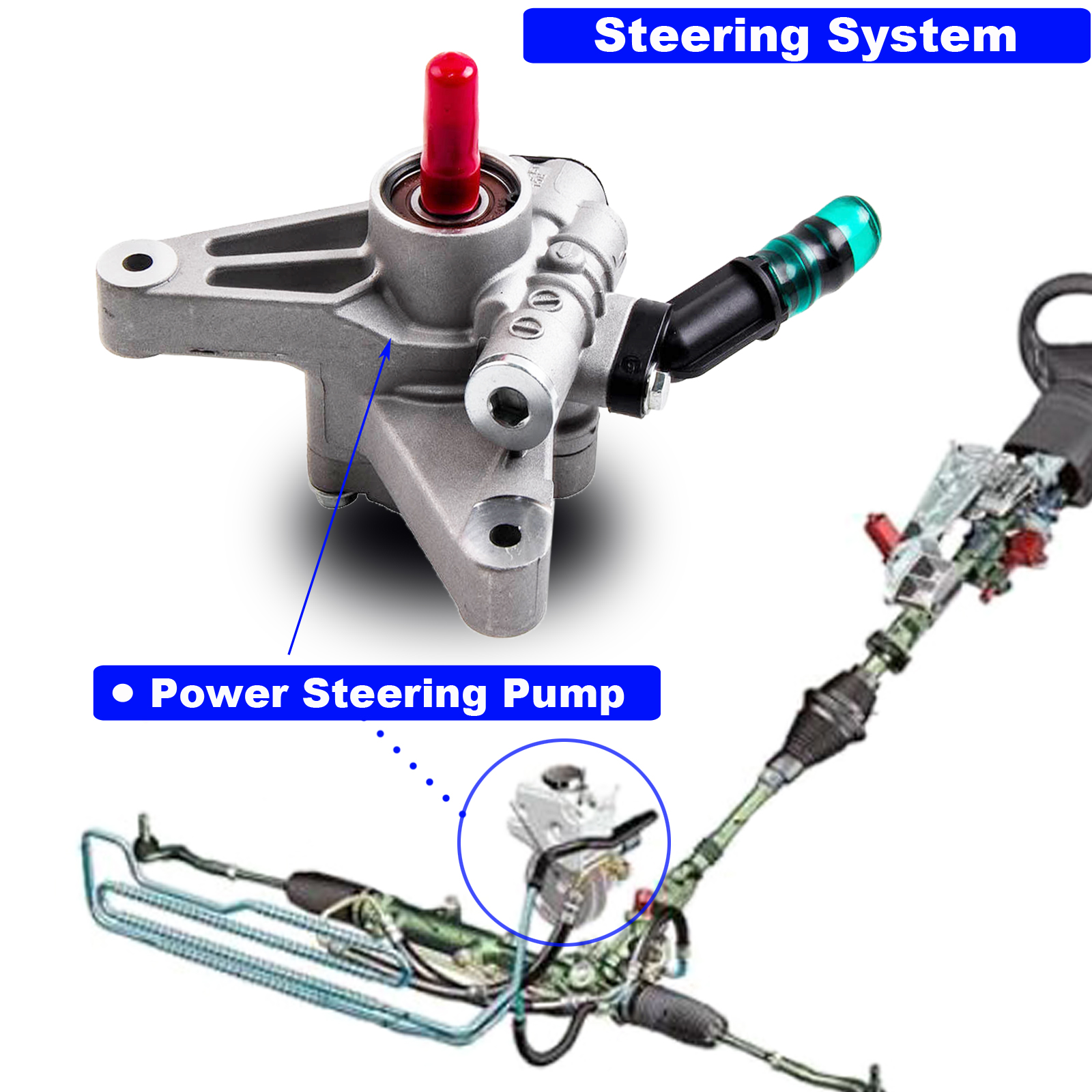 Power Steering Pump [215442] For Acura MDX & Honda Odyssey Accord eBay