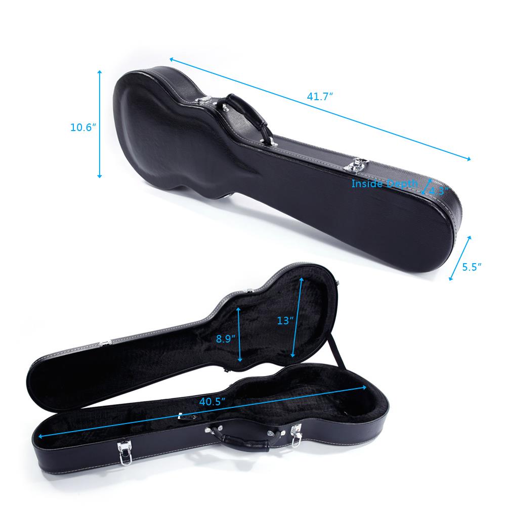 New Pro Series Deluxe Electric Guitar Hard Shell Case Bag Durable