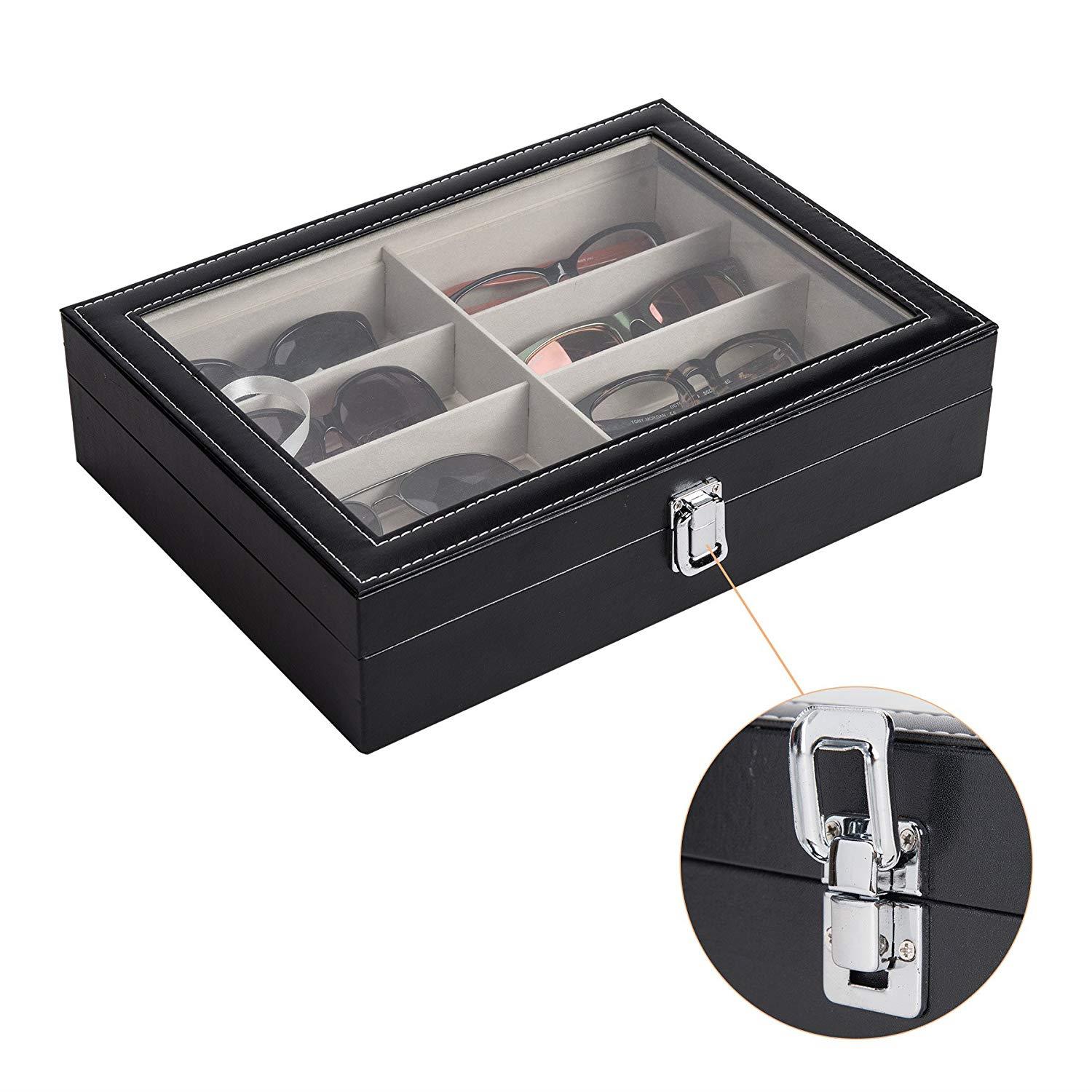8 12 18 Slot PU Display Storage Case Box Organizer For  display picture 2