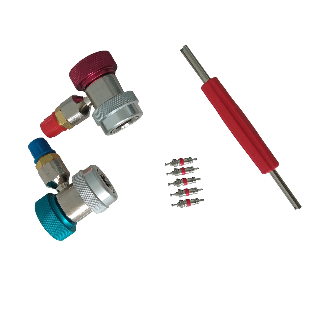 4 Way AC Manifold Gauge Set R410a R404A R22 Quick Coupler 60" Hose eBay