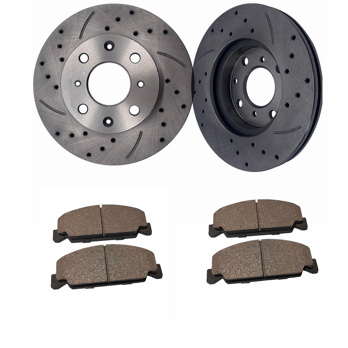 See Desc. OE Replacement Rotors w//Ceramic Pads F+R 2003 Honda Accord Cpe V6