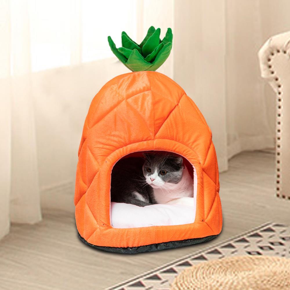 pineapple cat bed