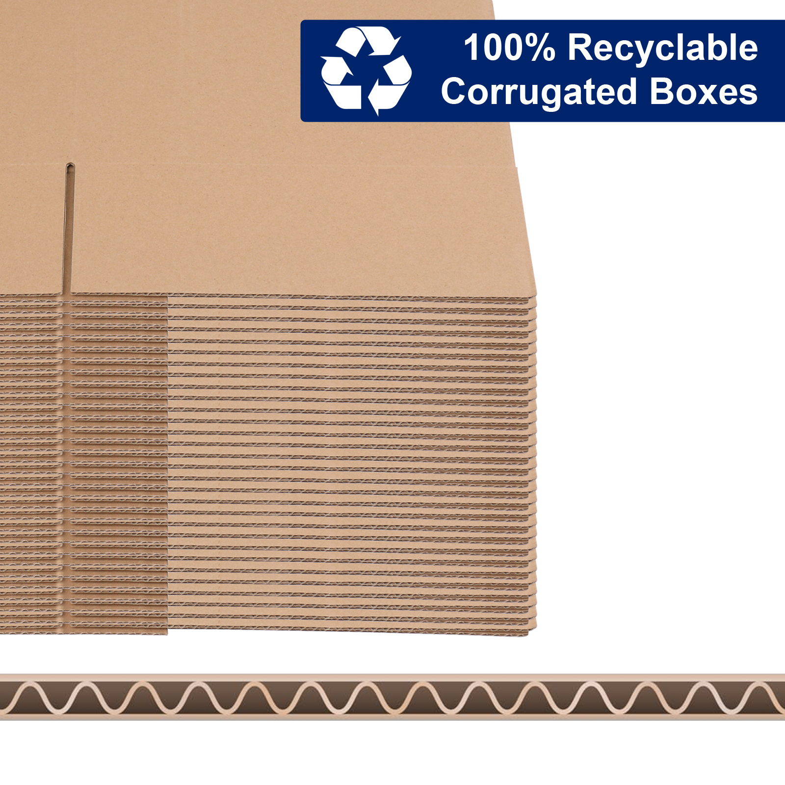 50 10X8X6 Cardboard Paper Boxes Mailing Packing Shipping Box