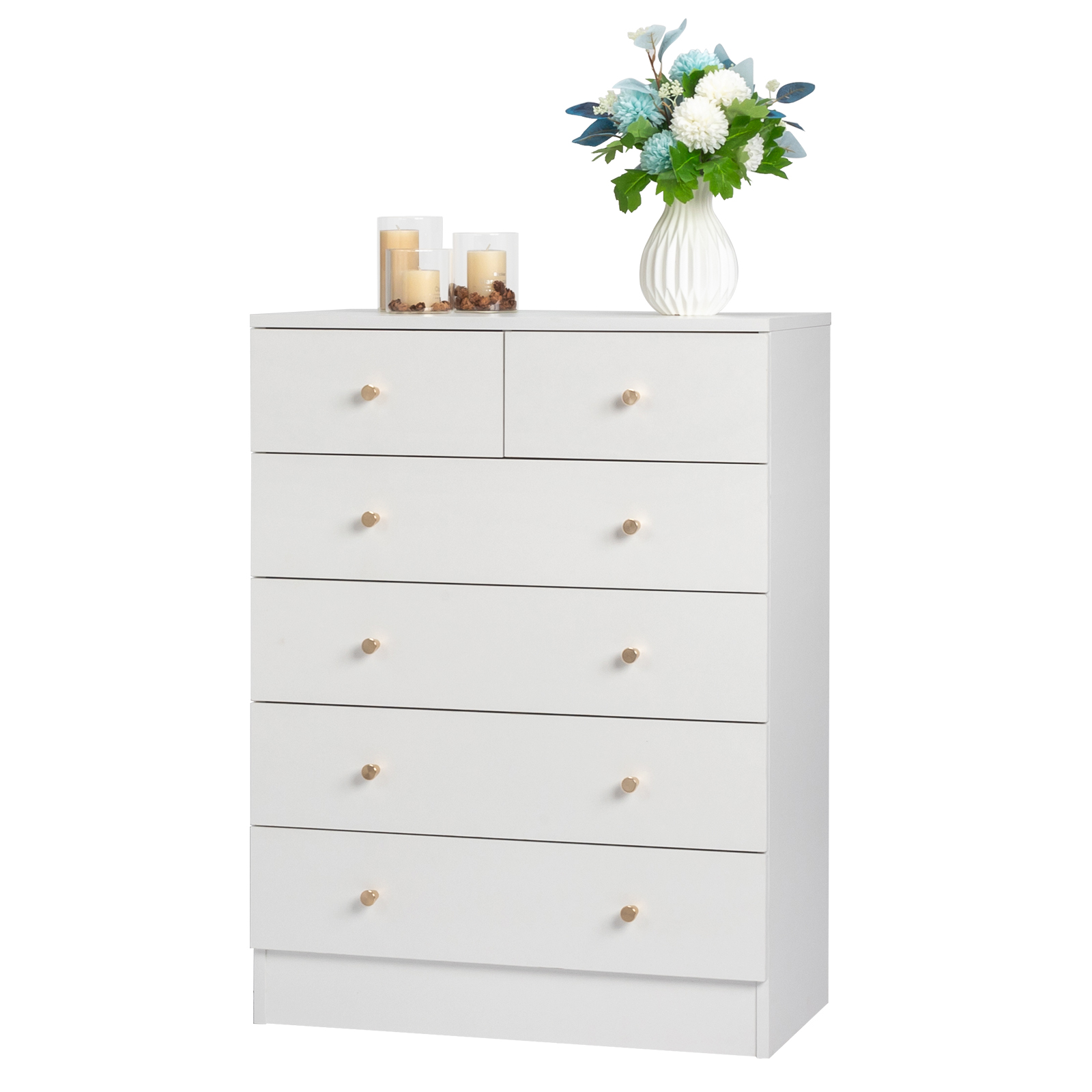 6 Drawer Dresser for Bedroom Rose Gold Metal Handle Living Room Entryway | eBay 6 Drawer Dresser for Bedroom Rose Gold Metal Handle Living Room Entryway | eBay