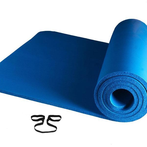10mm Thick Yoga Mat Exercise Fitness Pilates Camping Gym Meditation Pad