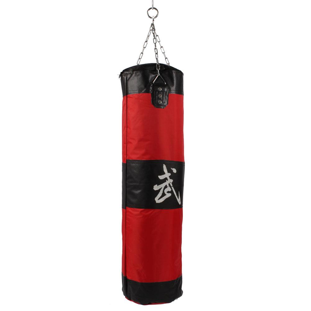 Empty 39/"//100cm Thai MMA Boxing Heavy Punching Bag w// Chain Sandbags Practice