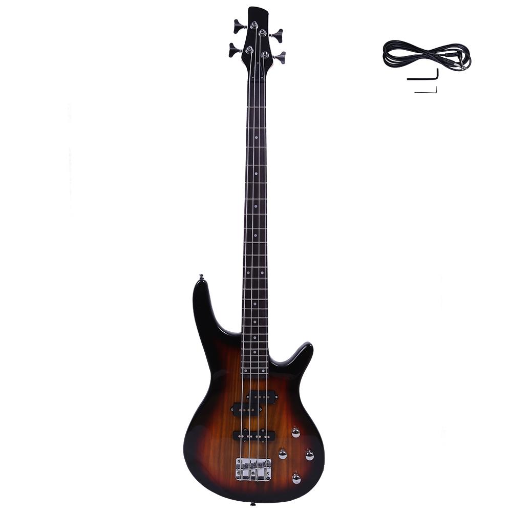 New Basswood 24 Frets Right Handed 4 Strings Electric Bass Guitar eBay