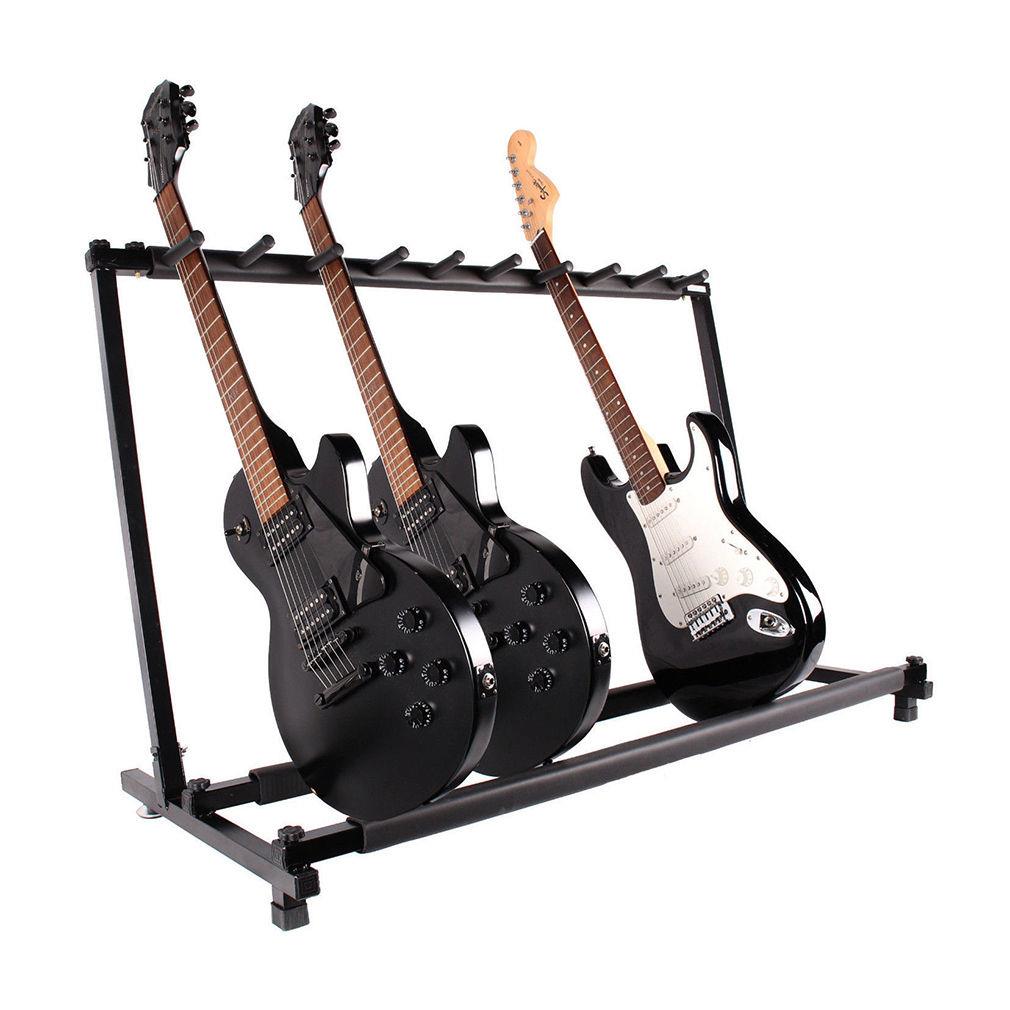 Supporto Per Chitarre Rockstand Pieghevole Per 9 Chitarre - Rack Regolabile Per Strumenti