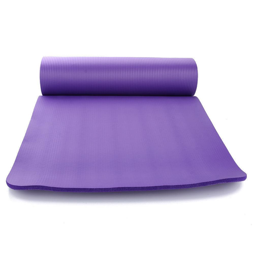 10mm Thick Nbr Exercise Yoga Mat Gym Workout Fitness Gymnastics Mats Pad 72"x24" 16 10mm Thick Nbr Exercise Yoga Mat Gym Workout Fitness Gymnastics Mats Pad 72"x24" 16