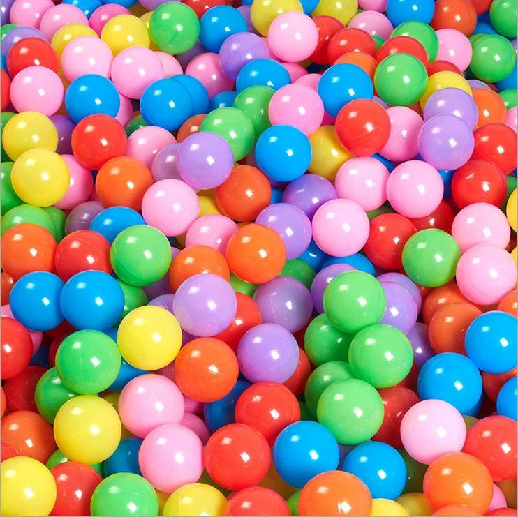 colorful soft plastic balls